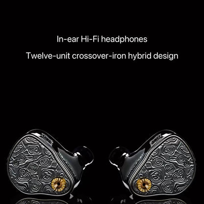 Twilight-DS Twilight Single-Sided 12-Unit Balanced Armature In-Ear HiFi Headphones