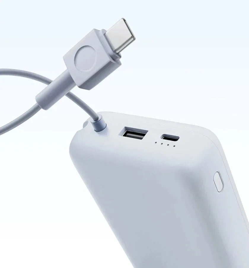 Xiaomi 20000mAh 33W Two-Way Fast Charging Power Bank with Built-in USB-C Cable Portable External Battery for iPhone Samsung