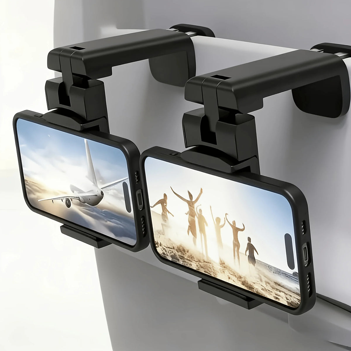 Foldable Rotatable Holding Phone Holder Support Airplane Stand Cell Mobile Desk Portable Travel Stand Train Seat  Phone Holder