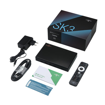 UGOOS SK3 Android 12 Smart TV BOX RK3588S2-DV BT5.2 LPDDR4 8G 128G WiFi6 1000M Ethernet HDMI2.1 8K HDR Set Top Box  Dolby Vision