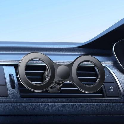 Dual Head Dual Position Phone Mount 17mm Ball Head Strong Magnetic Car Navigation Holder Adjustable Durable Car Phone Holder