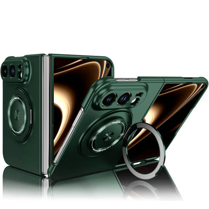 Luxury for Magsafe Wireless Charging Rotating Magnetic Stand Phone Case for IPhone Duo 18 Fold Lens Protector Shockproof Cover