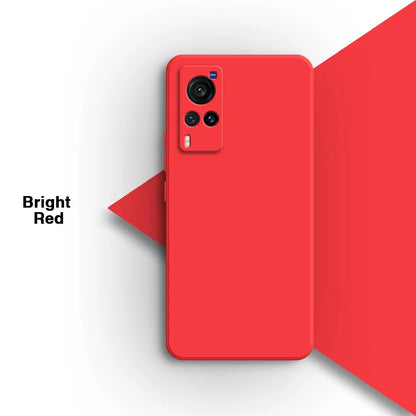 Simple Original Case Back Cover for VIVO X60 X60T Pro X60Pro Plus Pro+ X60S 5G Lens Protection Soft Square Liquid Silicone Shell