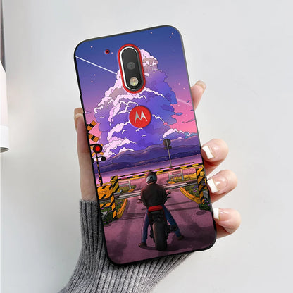 Case for Motorola Moto G4 / Moto G4 Plus / Moto G4 Play Back Cover Fashion Marble Silicone Soft TPU Protective Phone Cases Coque