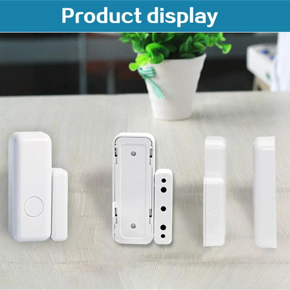 PGST 433 MHz Wireless Door Detector, Home Security Smart Window Anti-Theft Door Window Sensor, Used to Detect Open Doors, PE-67