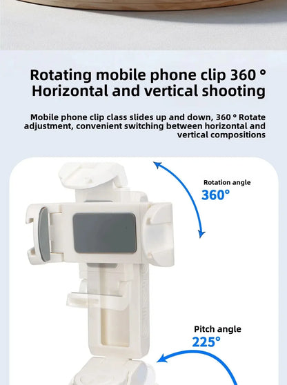 Super Mini Selfie Stick Portable Phone Holder Shooting Aid Versatile Integrated Design Bluetooth Remote For Live Broadcas