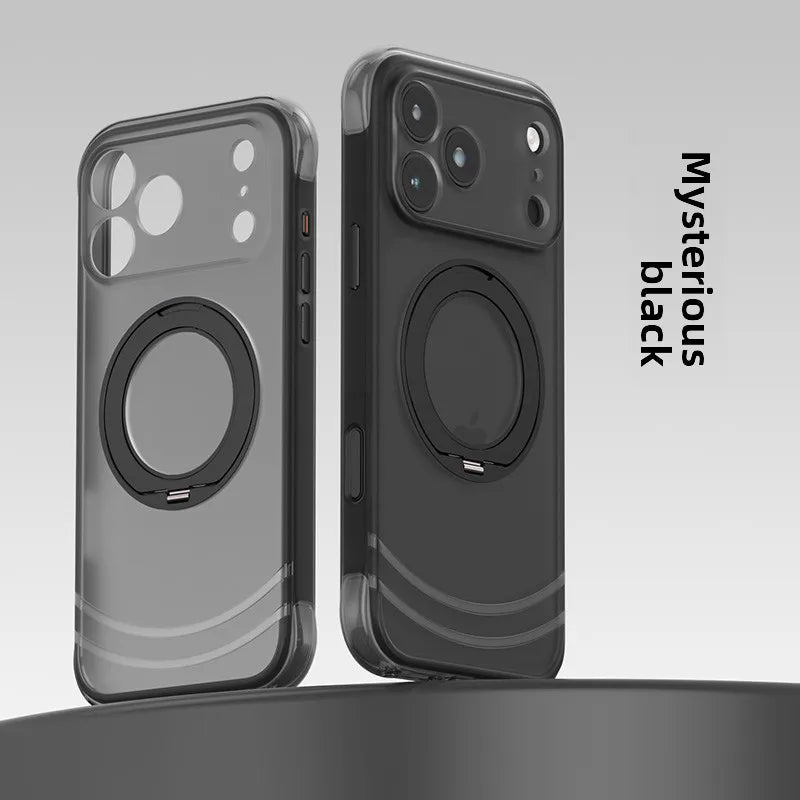 Luxury 360 Rotating Magnetic Kickstand Skin Feel Shockproof Case for iPhone 18 Pro Max 17 Pro for Magsafe Slim Fit AI key‌ Cover