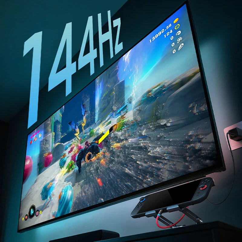 CABLETIME Switch 2 Dock Station Portable TV Dock 4K144Hz USB C to HDMI Cable  PD 100W Adapter Prefect Switch 2/1 OLED for PS4/5