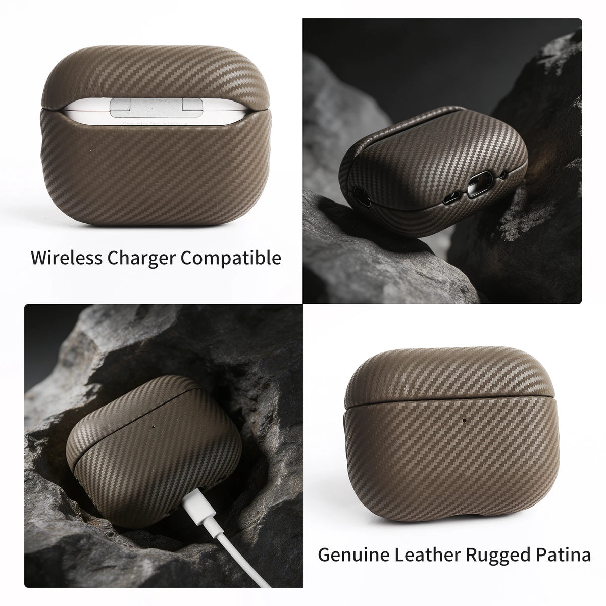 Genuine Leather Case For AirPods 5 Cases Handmade Wireless Bluetooth Earphone Protective Sleeve For AirPods 4 Pro 3 Pro 2
