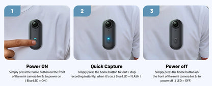4K HD Motorcycle Mini Recorder Finger WIFI Action Camera Lightweight POV Motorcycle Road Sport Cam Bicycle Vlog Pet Body Camera