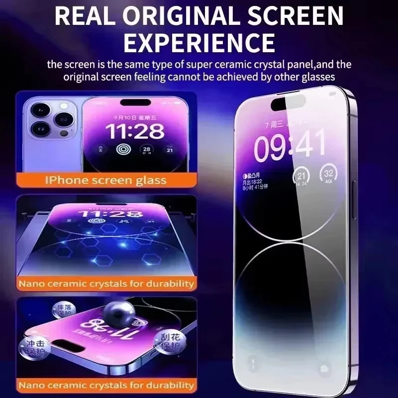 1-4PCS Unlock Dust Free Easy Install Screen Protector For Google Pixel 10A 10 8 9 11 Pro XL 10 10A 9A 8A 7 7A 6A Tempered Glass