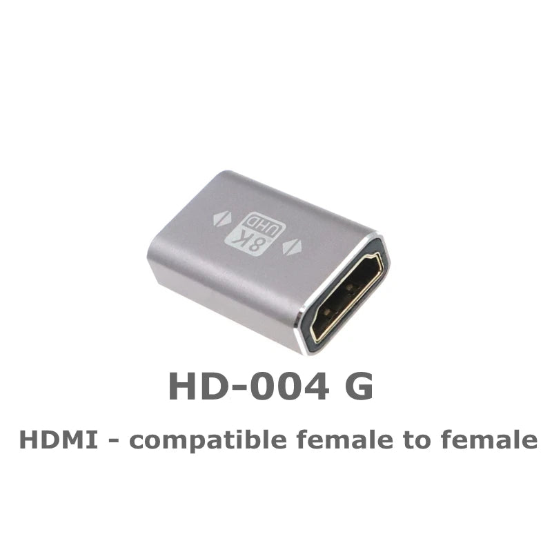 8K Micro Mini HDMI - compatible with 2.1 Connector Adapter 270 90 Degree Male to Female for HDTV PS4 PS5 Laptop 4K HDMI Extender