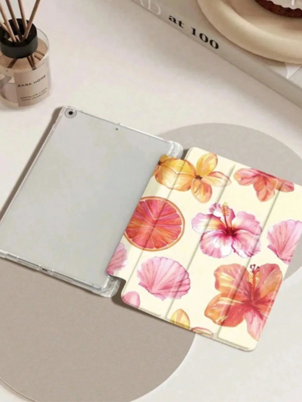 INS Hibiscus Flower Tablet Case PAD CASE For iPad pro 10/11/2020/6th/7th /8th /Air 3rd/Air 4th/9th gen/Air 5th Gen 2022/Air 11