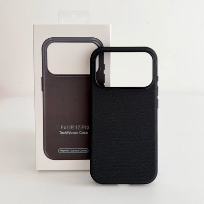 New Original Technology Woven Magnetic Phone Case For IPhone 18 17 16 15 14 13Pro Max Support Wireless Charging Shockproof Cover