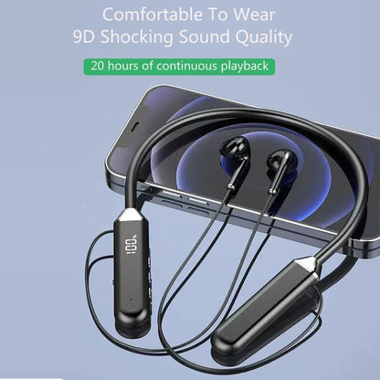 TWS Magnetic Wireless Headphones Neckband Bluetooth 5.2 Earphone Headset Sports Running Waterproof Earbud Wireless with Mic