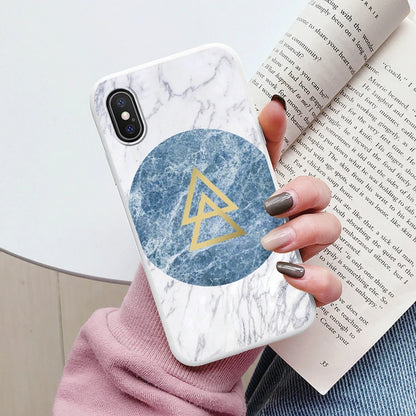 Fashion Marble Cover For iphone X XS MAX Soft Protective Cases Silicone Coque Bumper Fundas For iphone X XSMA iphoneX Shell Bags