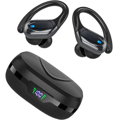 Bluetooth Wireless Headphones with ENC Mic Sports Waterproof TWS Bluetooth Earphones Key Control Wireless Headsets Earbuds Phone