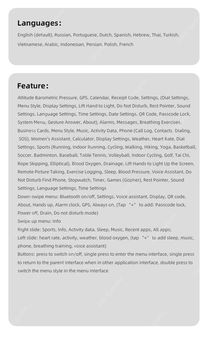 2026 New Smart Watch For Android IOS 2.01Inch Color Screen Bluetooth Call Blood Oxygen/Pressure Monitoring SmartWatch Women HT30