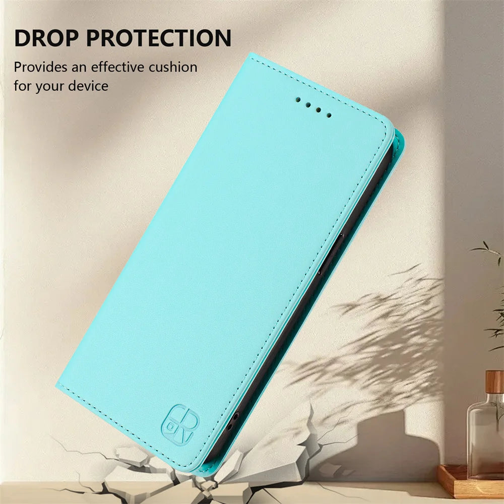 Magnetic Leather Wallet Flip Cover For Motorola Moto G84 G64 G54 G34 G24 G14 G73 G53 G23 G41 G31 G30 G20 Shockproof Phone Case