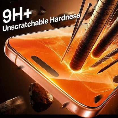 1/4Set 18PM Easy Install Screen Protector For iPhone 18 17 16 15 Pro Max 18pro 18Promax Dust Free Tempered Glass Protective Film
