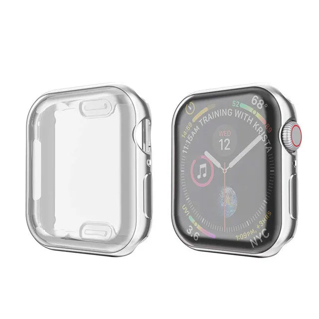 TPU Bumper Cover For Apple Watch Ultra 3 2 1 49mm 45mm 44mm 42mm 41mm 40mm 38mm Screen Protector Case For iWatch Serie 9 8 7 6 5