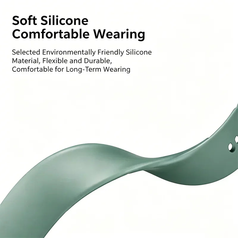 Silicone Loop Sports Watch Strap for Google Fitbit Air Rubber Bracelet Breathable Band Wristband Correa Replacement Accessories