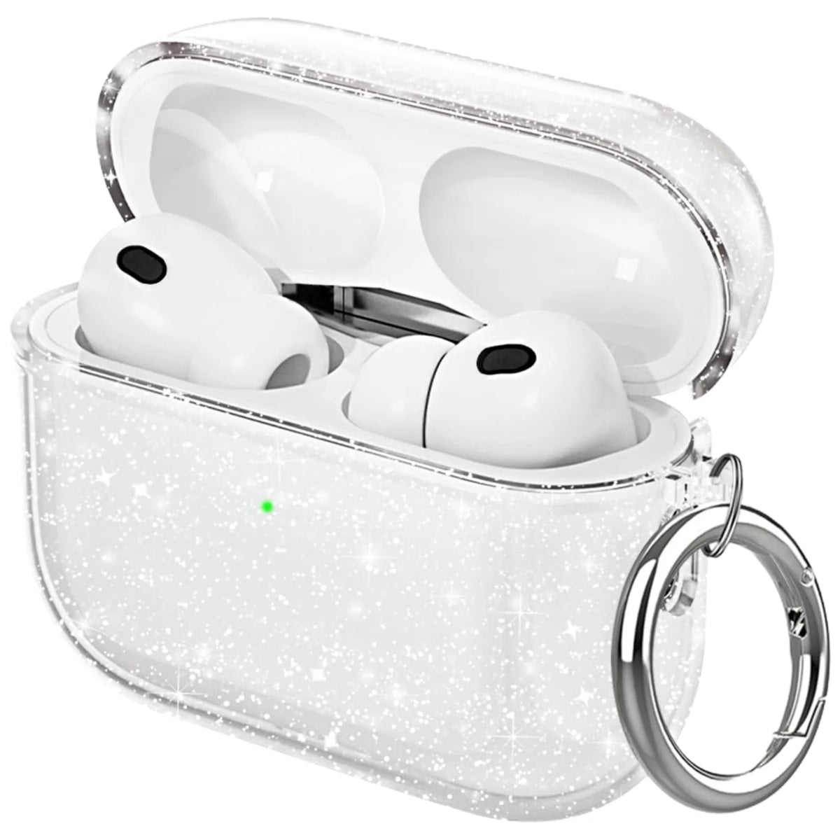 for Airpods Pro 3 Case Clear Glitter Sparkle Bling Clear Case for Airpods Pro 3 Case Cover 2025 Soft TPU Case for Airpods Pro 3