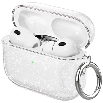 for Airpods Pro 3 Case Clear Glitter Sparkle Bling Clear Case for Airpods Pro 3 Case Cover 2025 Soft TPU Case for Airpods Pro 3