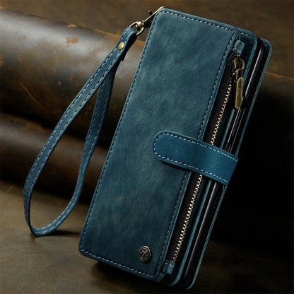 Leather Case for Samsung Galaxy Z Fold 8 7 6 Fold 5 4 3 Flip Purse Book Coque Retro Wallet Vintage Card Slots S-pen Holder