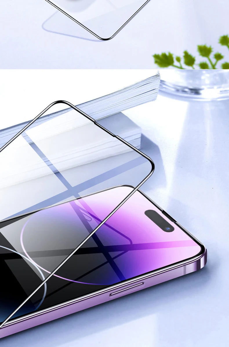 3PCS Tempered Glass For iPhone 12 13 11 14 Pro Max Plus 13 Mini Screen Protector For iPhone 15 16 17 Pro Max 17 Air 16E Glass