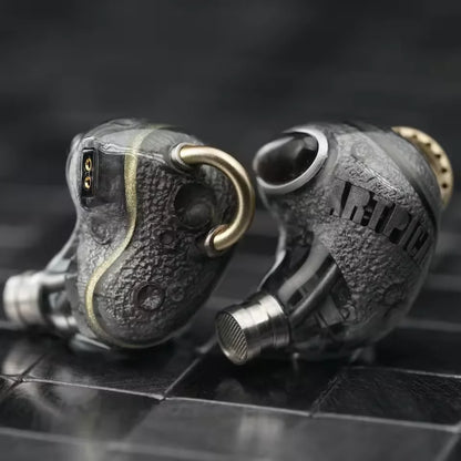 ARTPICAL Lunar Ring In-Ear Earphones Moon Ring HIFI Wired Headphones 4.4mm Balanced Plug Monitoring Headsets Replaceable Earbuds