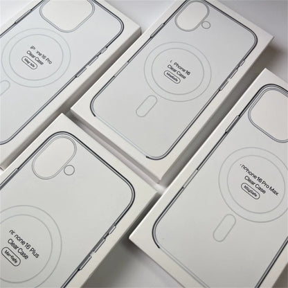 Original Case With box for iPhone 16 15 14 Pro Max 7 8 14 Plus 13 12 Mini 11 X XR XS Magsafe Wireless Charging Clear Cover