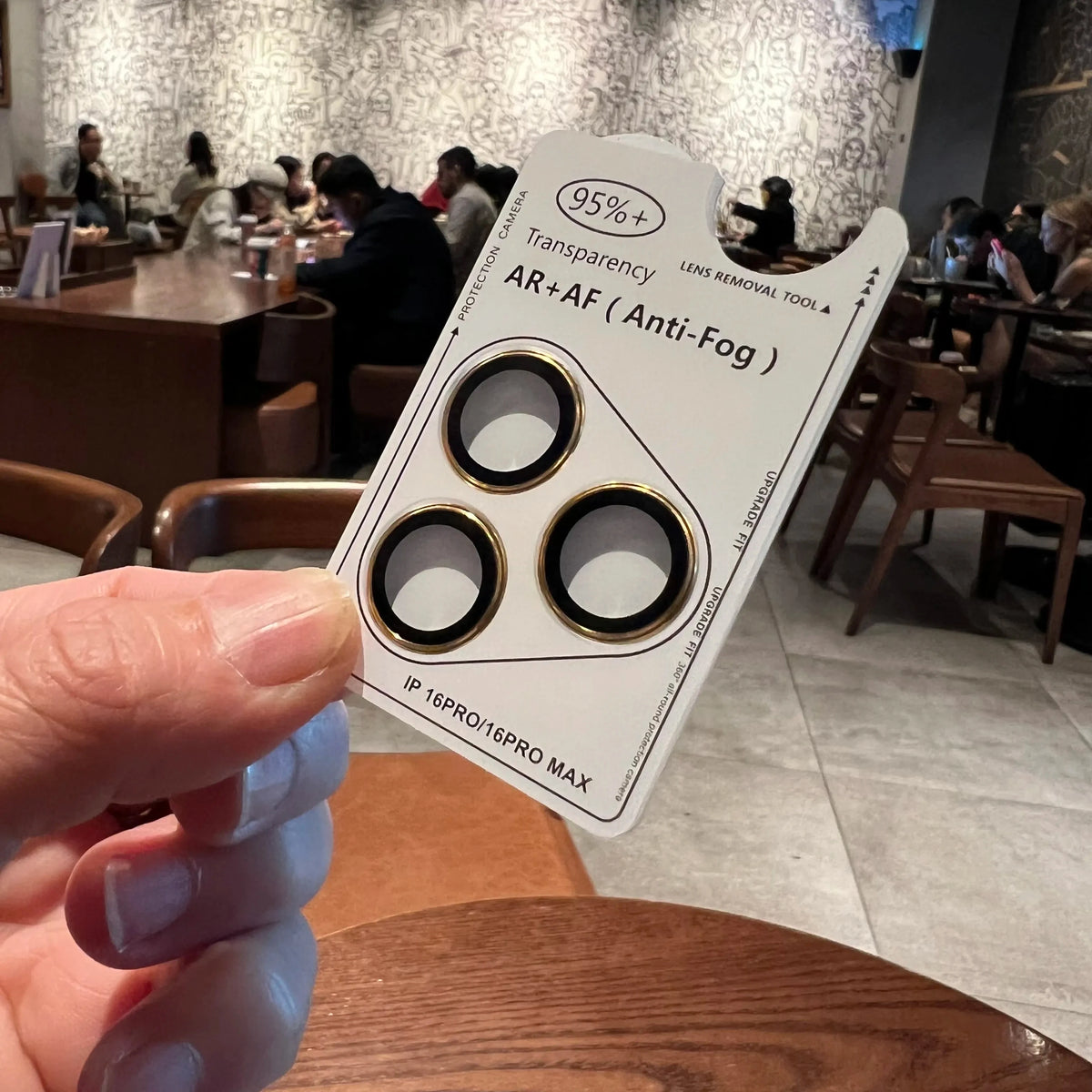 Snap-On AR HD Tempered Glass Camera Lens Film Primarily Fit iPhone 18 Pro Max Compatible with iPhone 17-13 Series W/ Pry Notch