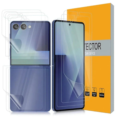 Anti-scratch Screen Protector For Samsung Galaxy Z Flip 7 6 5 Flip7 Flip6 Flip5 Protective Soft Hydrogel Film For ZFlip7 ZFlip6
