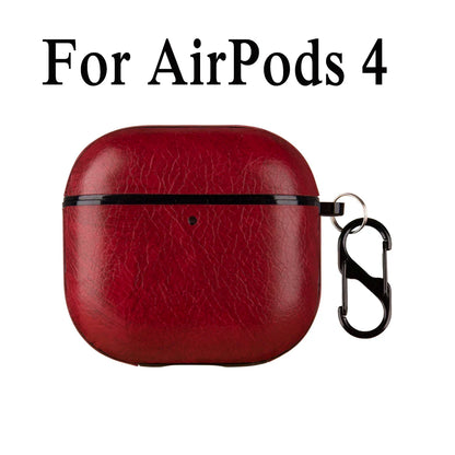 Leather PU Earphone Cover For AirPods Pro 3 2025 Case For AirPods Pro 2 2nd Pro2 Cases For AirPods 5 4 3 2 Funda Headphone Coque