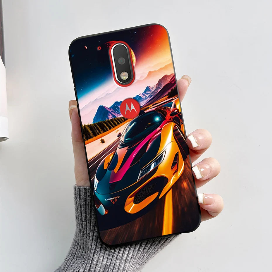 Case for Motorola Moto G4 / Moto G4 Plus / Moto G4 Play Back Cover Fashion Marble Silicone Soft TPU Protective Phone Cases Coque