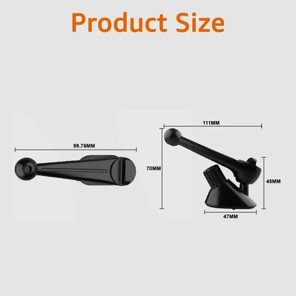 Car Phone Holder 17mm Ball Head Universal Air Vent Clip Mount Base for Smartphone GPS Support Accessories in Vehicles