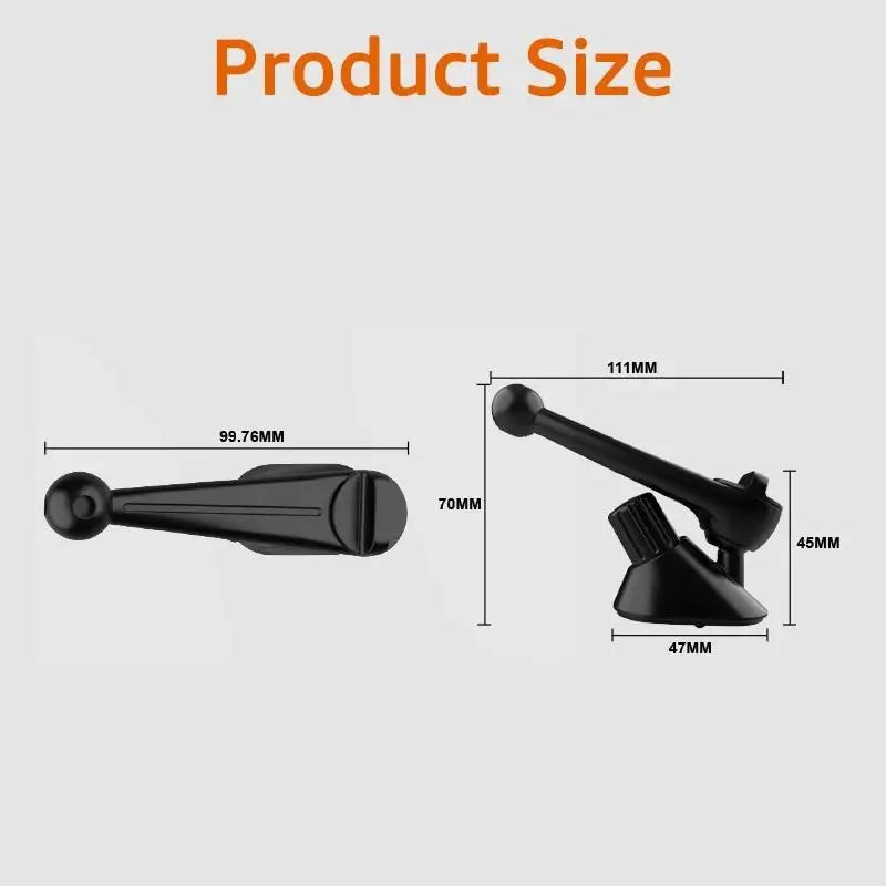 Car Phone Holder 17mm Ball Head Universal Air Vent Clip Mount Base for Smartphone GPS Support Accessories in Vehicles