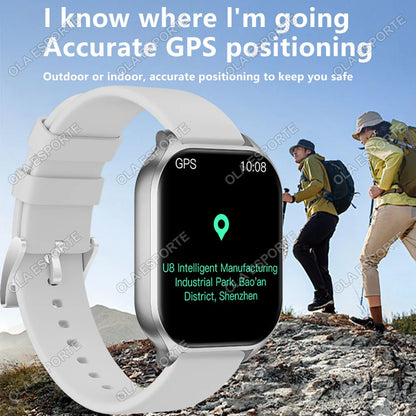 Smart Watch For Android IOS Watches 2.01inch HD Display Bluetooth Call Message Alert Music Sports Smartwatch Men Women Gift Ht30