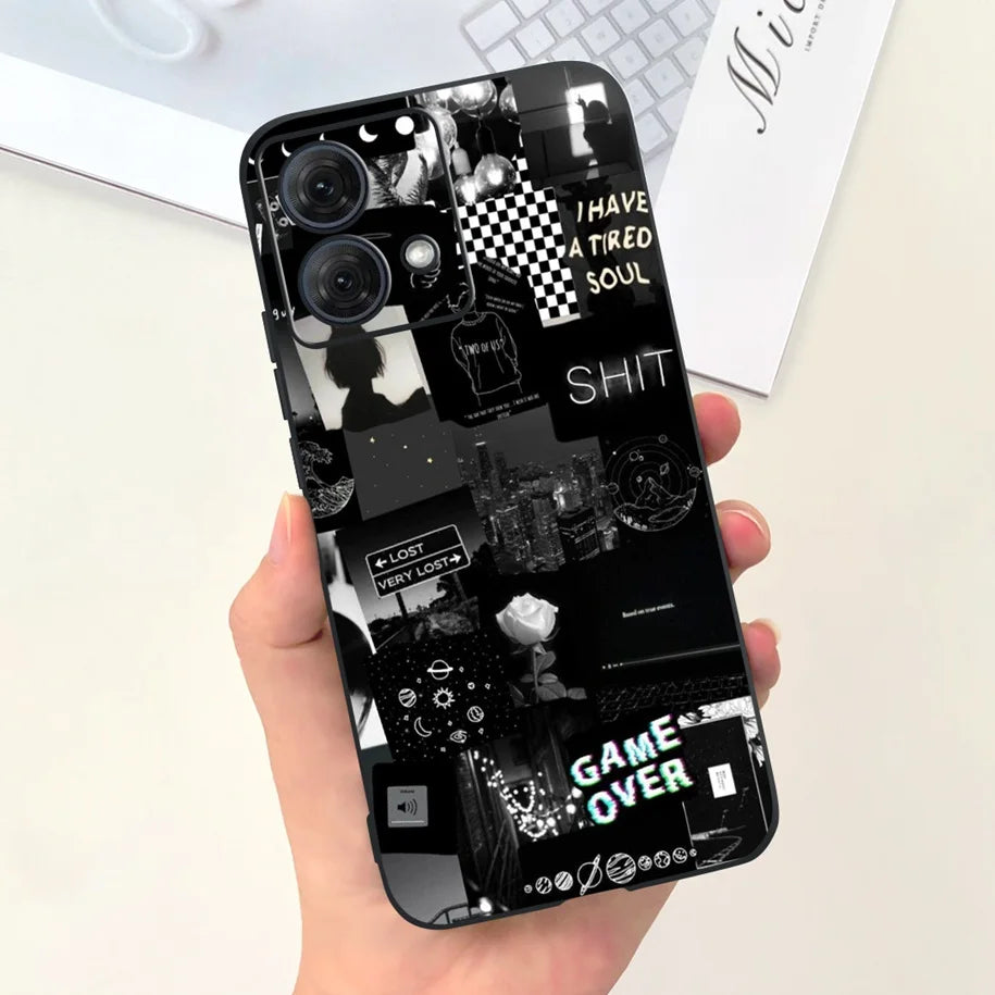 For Motorola Moto G54 Case Moto G84 Phone Cover Cute Astronaut Slim TPU Soft Silicone Funda For MotoG54 MotoG84 5G XT2343-1 Capa