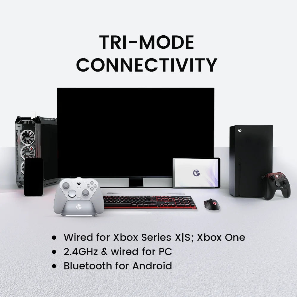 GameSir G7 Pro Wireless Controller for Xbox Series X|S, PC, iOS, Android with TMR Anti-Drift Sticks, Hall Effect Triggers, Charging Dock