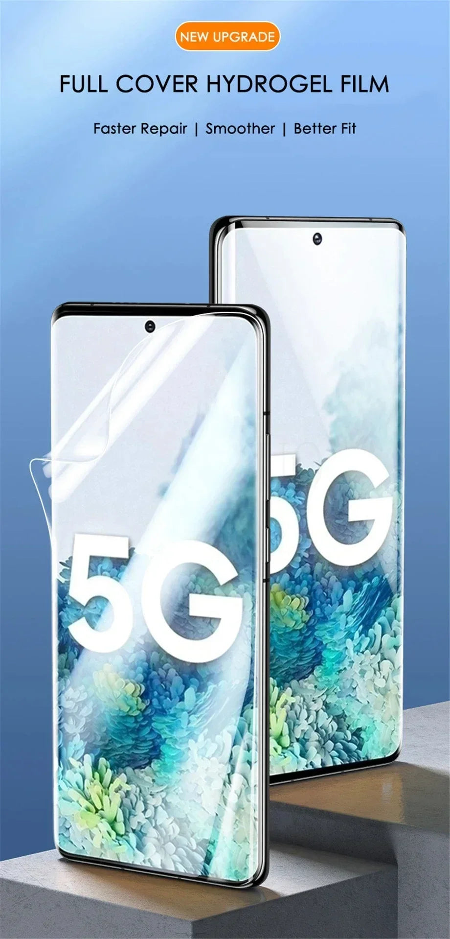 5 Pcs Full Cover Hydrogel Film For Samsung S26 S25 S24 S23 Ultra Plus S24 FE Galaxy A56 A55 A36 A35 A16 A15 Screen Protector