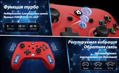 Wireless For XBOX Controller, XBOX ONE Series S/X Console/PC Gaming Gamepad Keys Programming 6 Axis Gyro Turbo Function Win 7/10