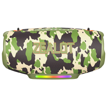 ZEALOT S127100W Powerful subwoofer Portable wireless speaker,24000mAh Battery,RGB Light,Great for Gift-Giving Birthday/Christmas