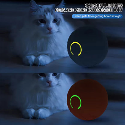 Smart Dog Toy Ball Automatic Interactive Pet Electronic Rolling USB Rechargeable Moving Bouncing for Puppy to Large Dog Chew Toy