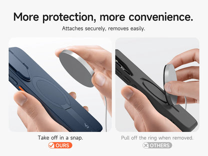 For Samsung Galaxy S25 Ultra S25+ Case Magnetic Shockproof Bumper Protective Cover with Camera Cover Adjustable Metal Kickstand