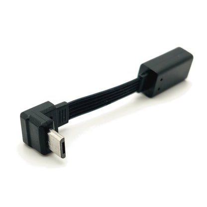 5CM 10CM 20CM MicroUSB panel mounting connector female Micro USB 5-pin.extension cable 30cm 50cm, with screw holes