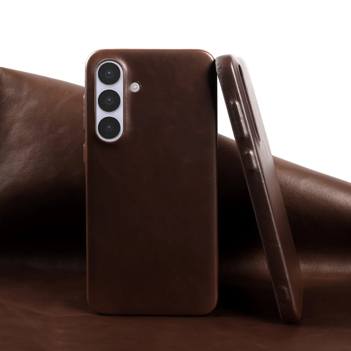 Retro for Samsung Galaxy S26 Ultra Case S25 S24 S23 S22 S21Luxury Genuine Leather Cases for Galaxy S26 Vintage Phone Back Cover