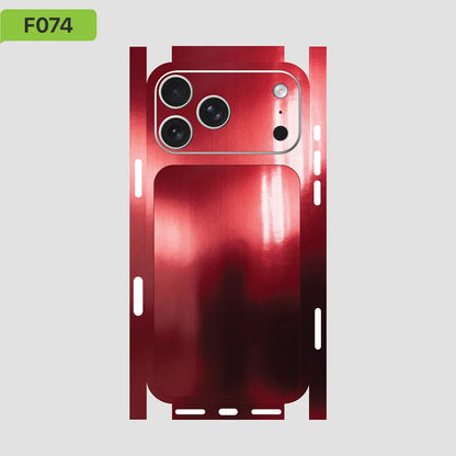 Shiny Skin For iPhone 17 PRO MAX Skin Sticker Vinyl Decal Anti-Scratch Phone Skin Wrap Back Decorative Film