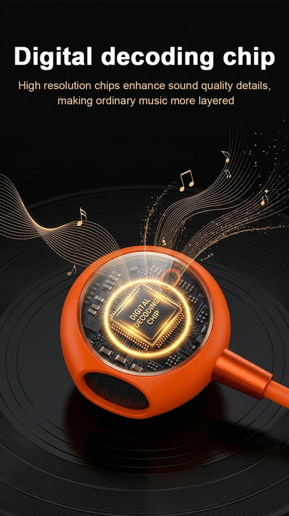 Wired Headphones For ios Android In Ear Earphones HiFi Surround Sound USB Type C Music Gaming Earplugs For iPhone 17 Pro Samsung